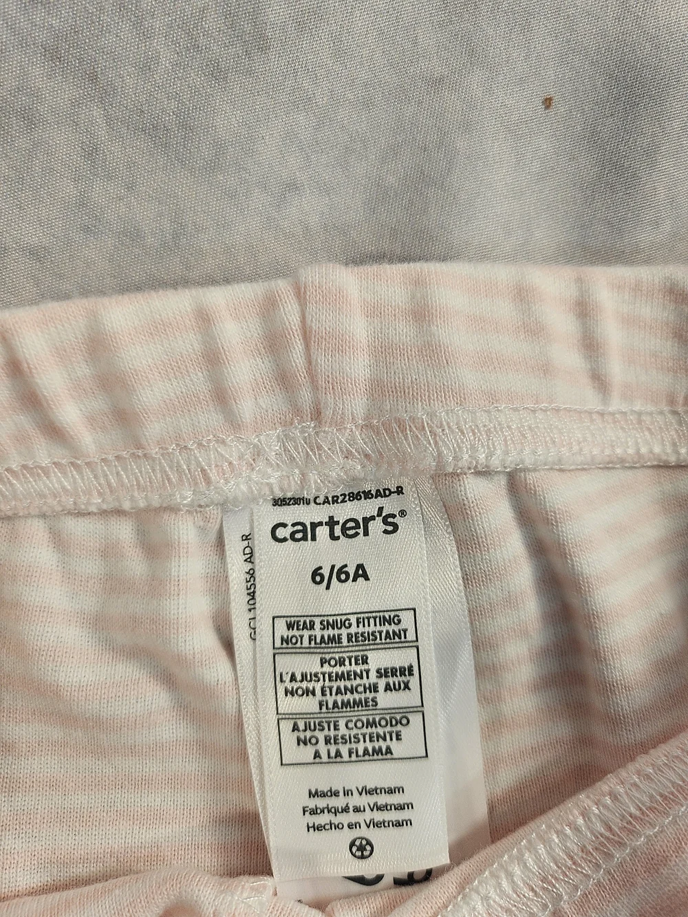 🌸 Girl’s Cozy 5-Piece Bundle | Carter’s Pajama Shorts & Leggings (Size 6-7) 🌸